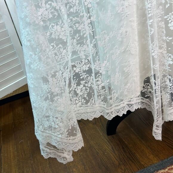 Jessica McClintock Bridal Vintage Drop Waist Victorian Lace Dress 11/12 - Picture 5 of 12